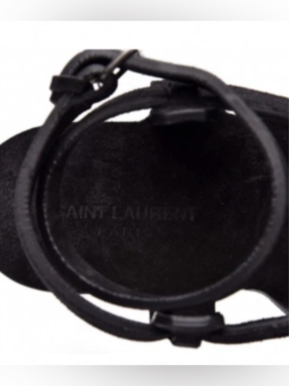 Saint Laurent “Culver” Black Suede Gladiator Sandals NIB - Picture 4 of 6
